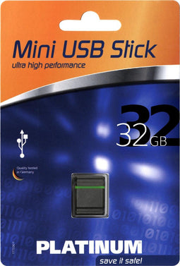 Bestmedia Platinum - Mini USB Stick - 32GB USB 2.0 - Zwart