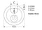 MasterLock 40EURD - RVS Discusslot - Weersbestendig - 70 mm