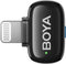 Boya Mini-12 - Ultra Mini Draadloze Microfoon - 2TX+2RX - Zwart