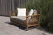 Exotan Bamboo Tuinbank Incl Kussens - Bamboe - Naturel - 86x185x80