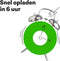 GP B421 - USB Lader AA/AAA - Laadt 2 AA 2100mAh in 6 uur - Zwart-grijs-olijgroen