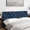 vidaXL - Hoofdbordkussen - 180 - cm - stof - blauw