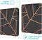 imoshion E-reader Hoesje - Geschikt voor Kobo Libra H2O - Design Slim Hard Case Sleepcover Bookcase met stand - Black Graphic