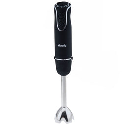 H.Koenig MIX75 - Handblenderset 750W - 5 Snelheden - Zwart/Wit