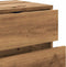 vidaXL - Tv-meubel - 80x34x35,5 - cm - bewerkt - hout - artisanaal - eikenkleur