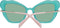 Emilio Pucci EP0135 87B Zonnebril - Dames - Blauw