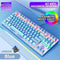 K2 RGB mechanisch gaming toetsenbord - TKL - blue switch - Blauw