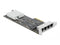 Delock PCI Express x4 - Netwerkadapter - 4 x RJ45 2.5 Gigabit LAN RTL8125