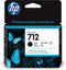 HP 712 - Inktcartridge - 80 ml - Zwart