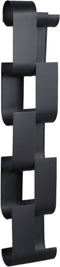 PTMD Wine Black Iron Winerack For Bottles Rectangle