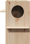 vidaXL - Kattenhuis - 43x43x60 - cm - massief - grenenhout