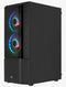 Aerocool Quantum - Midi Tower PC - 3x 12cm RGB Fan - Zwart