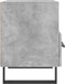 vidaXL - Nachtkastje - 40x35x47,5 - cm - bewerkt - hout - betongrijs