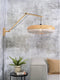 GOOD&MOJO Wandlamp Palawan - Bamboe/Wit - 105x60x55cm - Binnen Scandinavisch,Bohemian