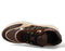 PS Poelman JANA - Dames Sneakers - Chunky zool 5 cm - Bruin met beige