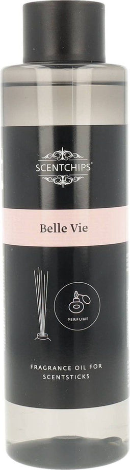 Scentchips® Geurstokjes Navulling - Belle Vie - Geurverspreider - Luchtverfrisser - Huisparfum - 400ml