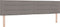 vidaXL - Hoofdbord - met - lijnenontwerp - - - Taupe - - - 200 - cm - - - Stof