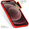 Accezz Liquid Silicone Backcover - iPhone 13 Pro Max - Schokabsorberend - Rood
