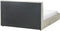 SOUTRIN - Tweepersoonsbed met opbergruimte - Beige - 180 x 200 cm - Stof