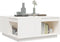 vidaXL - Salontafel - 80x81x36,5 - cm - massief - grenenhout - wit