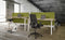Duo bench elektrisch verstelbaar zit/sta bureau Teez breed 120CM diep 80/80CM bladkleur Speciale Kleur framekleur Aluminium (RAL9006)