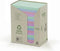 Post-it® Notes, Gerecycleerd, Toren, Regenboog, 76 x 127 mm, 16 Blokken, Non X-Wrapped, 100 Blaadjes/Blok