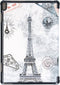 Tablet Hoes Geschikt voor Lenovo Tab P10 - Design Trifold Bookcase - Meerkleurig /Parijs