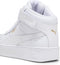 PUMA Carina Street Mid - Hoge Sneakers - Imitatieleer - Wit - Maat 39