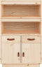 vidaXL - Hoge - kast - 67x40x108,5 - cm - massief - grenenhout
