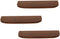 Wandplank Gusta Walnut | 60 cm | Set van 3