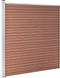vidaXL - Schutting - 699x186 - cm - HKC - bruin