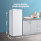 Comfee RCU160WH2 - Vrieskast - 160L - Supervriezen - 42 dB - 142 cm