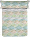 Set beddengoed Pierre Cardin CRES Groen Bed van 180