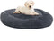 vidaXL - Honden-/kattenkussen - wasbaar - 90x90x16 - cm - pluche - donkergrijs