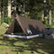 vidaXL - Tent - 2-persoons - waterdicht - bruin