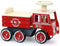 Vilac loopwagen brandweer - Houten loopwagen - Zitplaats en opslagruimte - Rood