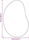 vidaXL - Tapijt - Anthraciet - 120x170 - cm - Polyester - Antislip