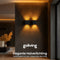 Goliving - Wandlamp met bewegingssensor - IP65 waterproof - Zwart