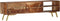 vidaXL - Tv-meubel - 140x30x40 - massief - sheeshamhout