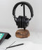 Oakywood Headphones Stand - Massief Walnoot - Echt Hout Koptelefoon Standaard Houder - Stijlvol Clean Desk Design