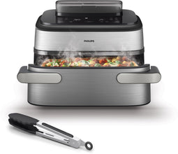 Philips Airfryer 5000-serie NA565/02 - Megabasket 9,5L - Stoomfunctie - Tot 8 Personen