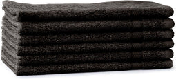 LINNICK Pure Gastendoek - 100% Katoen - Black - 30x50cm - Per 6 Stuks