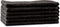LINNICK Pure Gastendoek - 100% Katoen - Black - 30x50cm - Per 6 Stuks