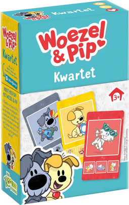 Bambolino Woezel & Pip Kwartet - Educatief spel - 32 kaarten - vanaf 3 jaar