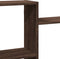 vidaXL - Wandschap - 159x18x65 - cm - bewerkt - hout - bruin - eikenkleurig