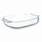 Serveerschaal Vivalto T3-38 Transparant Borosilicaatglas 3,8 L 38 x 6,5 x 25,4 cm Met handvatten...