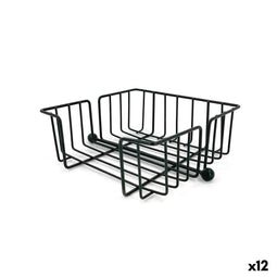 Servethouder My Bar Zwart Metaal 19 x 19 x 7,5 cm (12 Stuks)