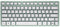 Cherry KW 7100 - Mini BT Toetsenbord - Qwerty US - Groen