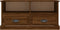 vidaXL - Tv-meubel - 93x35,5x45 - cm - bewerkt - hout - bruin - eikenkleur