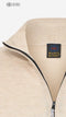 Mario Russo Half Zip Sweater - Trui Heren - Sweater Heren - Coltrui Heren - 3XL - Beige
